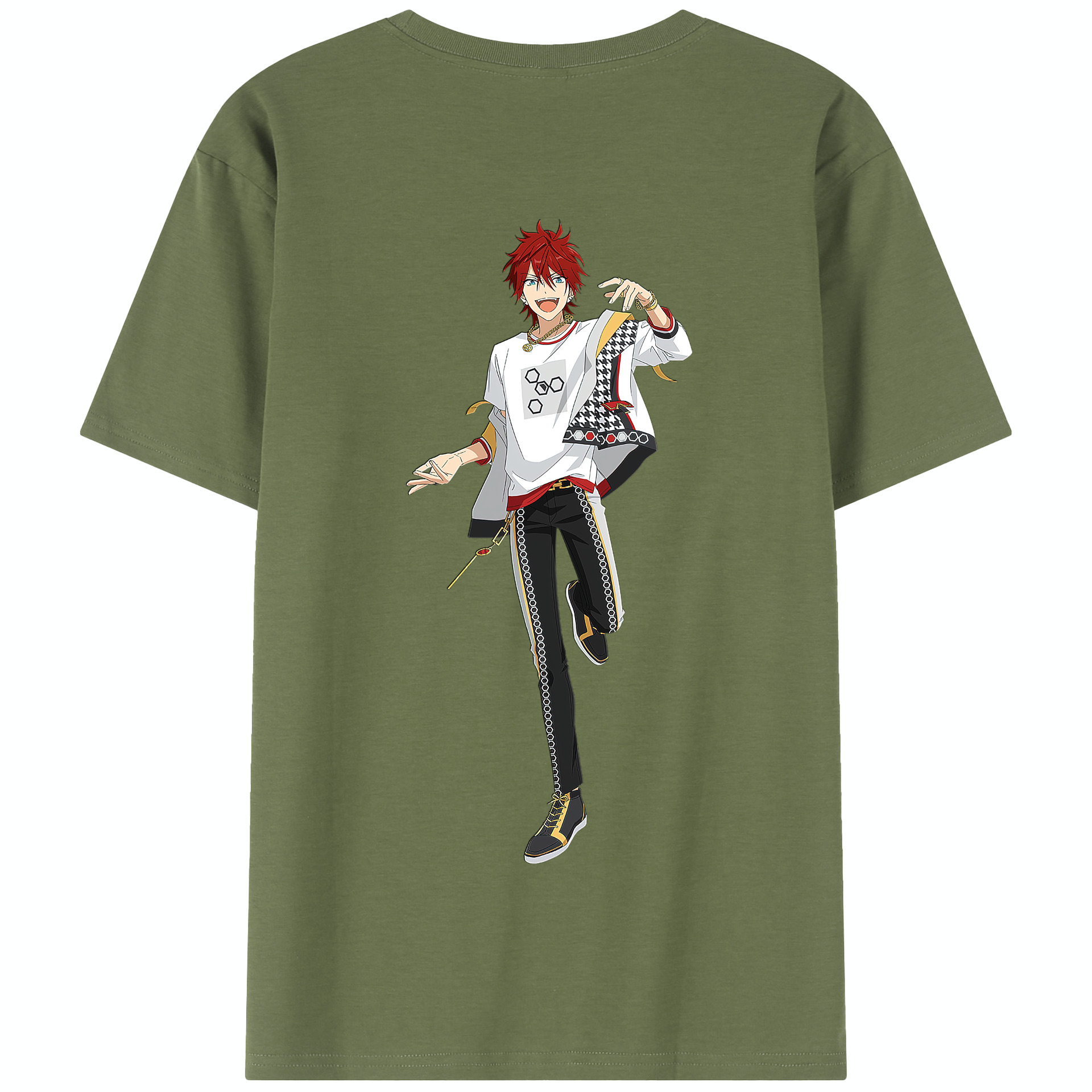 （画像用） あんさんぶるスターズ! Ensemble Stars 綿100％半袖Tシャツ（背面プリント）